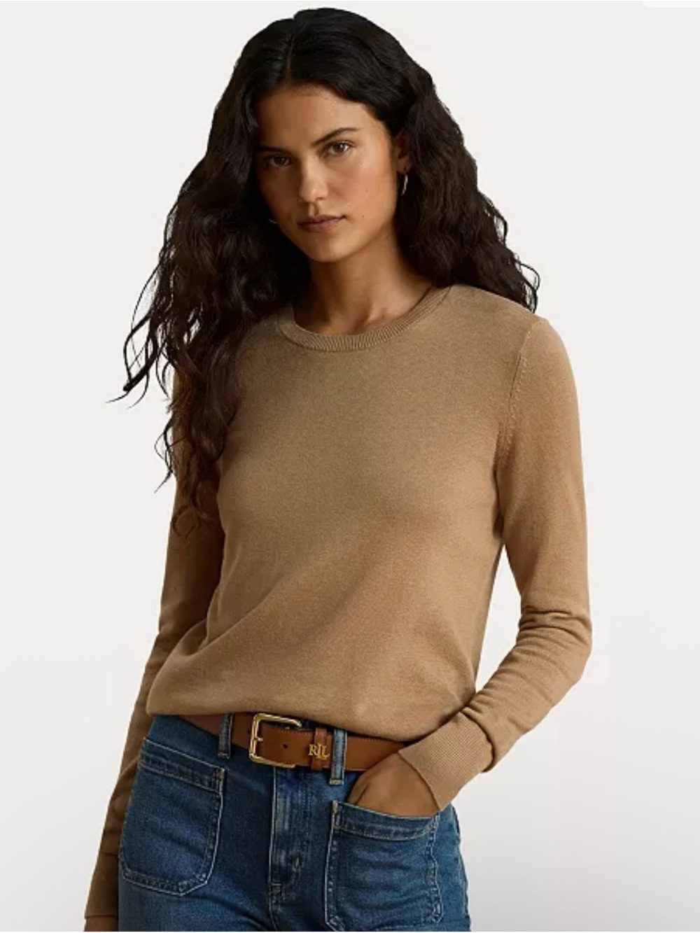 Lauren by Ralph Lauren Long Sleeve 100 % Cotton Crewneck | M